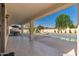 Spacious tiled back porch overlooking the pool at 3416 E Blue Ridge Pl, Chandler, AZ 85249