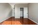 Bedroom featuring hardwood floors and a closet at 3416 E Blue Ridge Pl, Chandler, AZ 85249