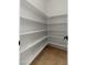 Spacious walk-in pantry with ample shelving for storage at 3416 E Blue Ridge Pl, Chandler, AZ 85249