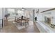 Bright dining area adjacent to the kitchen, complete with a ceiling fan and sliding glass doors at 4662 E Escondido Ave, Mesa, AZ 85206