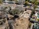 Aerial view of backyard with pool, yard space, and mature trees at 4702 E Monte Cristo Ave, Phoenix, AZ 85032