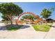 Enter the Orange Monster playground in this community park through a landscaped walkway at 9303 E Static Ave, Mesa, AZ 85212