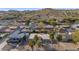 An aerial view showing the property's location with desert landscaping and mountain views at 17309 E Rosita Dr, Fountain Hills, AZ 85268