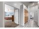 Hallway with wood look floors leading to bedrooms at 1865 E Pinto Dr, Gilbert, AZ 85296