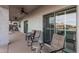 Covered patio with comfortable seating, perfect for enjoying the outdoors and view at 21919 N Bradford Dr, Maricopa, AZ 85138