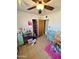 Bedroom featuring neutral walls, a ceiling fan, and a closet at 2201 N 35Th Dr, Phoenix, AZ 85009