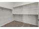 Walk-in closet with white walls, carpet flooring, and wooden clothing racks at 31541 N Wet Creek Rd, San Tan Valley, AZ 85143