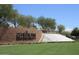 Community entrance featuring the Anthem sign, brickwork, and an attractive water feature at 4424 N Potomac Dr, Florence, AZ 85132