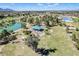 Overhead view of a park with a playground, swimming pool and picnic areas at 5094 N 83Rd St, Scottsdale, AZ 85250