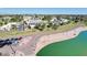 Aerial view of a lakeside community with a parking lot and trees at 5094 N 83Rd St, Scottsdale, AZ 85250