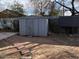 Backyard view with detached storage shed at 619 W Cocopah St, Phoenix, AZ 85003