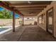Covered outdoor patio area providing shade and a spot for relaxing or entertaining at 6640 W Honeysuckle Dr, Phoenix, AZ 85083