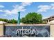 Community signage for Artesia at 7295 N Scottsdale Rd # 1004, Paradise Valley, AZ 85253