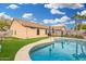 Backyard pool provides outdoor enjoyment at 11843 W Cambridge Ave, Avondale, AZ 85392