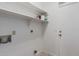 Laundry room with shelving and washer/dryer hookups at 15431 S 36Th Pl, Phoenix, AZ 85044