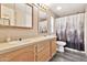 Bathroom features a double vanity and wood-look flooring at 1936 S Mariposa Rd, Apache Junction, AZ 85119