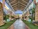 Outdoor retail space at Desert Ridge Marketplace featuring desert landscaping and covered seating at 22317 N 39Th Run, Phoenix, AZ 85050