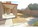 Backyard with covered patio and block wall, providing privacy at 3145 W Sandra Ter, Phoenix, AZ 85053