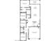 Detailed floorplan showcasing four bedrooms, two bathrooms, and an open-concept living area at 469 W Freedom St, Florence, AZ 85132