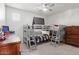 Shared bedroom with bunkbeds featuring ladders and black and white bedding at 5325 N 188Th Ave, Litchfield Park, AZ 85340