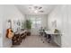 Versatile room with a window and ceiling fan, perfect for a bedroom or music space at 5325 N 188Th Ave, Litchfield Park, AZ 85340