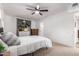 Bedroom with a ceiling fan and neutral decor at 628 Leisure World --, Mesa, AZ 85206