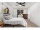 Bedroom with a ceiling fan and neutral decor at 628 Leisure World --, Mesa, AZ 85206