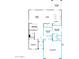 Floorplan depicting a multi-generational layout with a 2-car garage and outdoor room at 10255 S Bickwell Trl, Apache Junction, AZ 85120