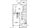 Layout showing bedrooms, bathrooms, kitchen, living spaces, and 3-car tandem garage at 10308 S Bickwell Trl, Apache Junction, AZ 85120