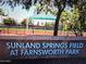 View of the baseball field at Sunland Springs Field at Farnsworth Park at 11258 E Ocaso Ave, Mesa, AZ 85212