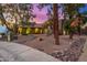 Beautiful modern home featuring xeriscaping, desert landscaping, and accent lighting in the front yard at 122 E Loma Vista Dr, Tempe, AZ 85282