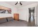 Bedroom with a closet with sliding doors and a dresser at 1438 S 30Th St, Mesa, AZ 85204