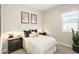 Cozy bedroom with modern decor, plush bedding, and a comfortable atmosphere at 15022 W Smoketree Dr, Surprise, AZ 85387