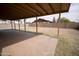 View of the covered patio, showcasing the concrete floor at 5608 W Greenbriar Dr, Glendale, AZ 85308