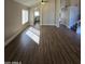 This is the main living room with a view of the kitchen and stairs to the second floor at 849 W Spur Ave, Gilbert, AZ 85233