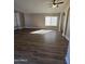 This is the living room with a ceiling fan and great natural light at 849 W Spur Ave, Gilbert, AZ 85233