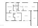 Detailed floor plan showcasing the layout of the bedrooms, bathrooms, kitchen, and living spaces at 9023 N 18Th Ave, Phoenix, AZ 85021