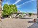 Spacious backyard offers ample space for outdoor activities, complemented by mature trees for added shade and privacy at 9313 W Arrowhead Dr, Sun City, AZ 85351