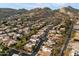 Scenic aerial view of a residential community nestled among mountains, showcasing the natural beauty of the area at 10829 N 11Th Pl, Phoenix, AZ 85020