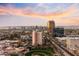 Panoramic city view at sunset, showcasing the downtown skyline and surrounding cityscape at 2323 N Central Ave # 1902, Phoenix, AZ 85004