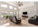 Spacious living room featuring large windows, modern furnishings, and ample natural light at 3765 E Del Rio St, Gilbert, AZ 85295