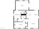 Detailed floor plan showcasing the layout of this home with bedrooms, bathrooms, kitchen, dining area, and living room at 470 S Daley --, Mesa, AZ 85204