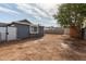 Spacious backyard area with storage shed potential at 501 W Romley Ave, Phoenix, AZ 85041