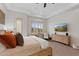 Bright main bedroom with natural light, desert views, and light wood accents at 6128 E Brilliant Sky Dr, Scottsdale, AZ 85266