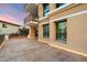 Beautiful outdoor patio space featuring ample room for entertaining and relaxing, with the main building in the background at 6803 E Main St # 2210, Scottsdale, AZ 85251