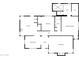 Detailed floor plan showcasing the layout of the kitchen, bedrooms, living room, and primary bedroom with walk-in closet at 701 W Wilshire Dr, Phoenix, AZ 85007