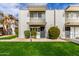 Charming condo with a well-manicured lawn and cozy front entryway at 7720 E Heatherbrae Ave # 13, Scottsdale, AZ 85251