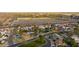 An aerial perspective of a neighborhood featuring homes with ponds and landscaping at 7721 N Via De La Montana --, Scottsdale, AZ 85258