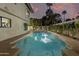 Inviting backyard with a pool, complete with water feature, perfect for outdoor entertaining at 7721 N Via De La Montana --, Scottsdale, AZ 85258
