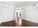 Bedroom boasts neutral walls, laminate floors and lots of closet space at 9990 N Scottsdale Rd # 2049, Paradise Valley, AZ 85253